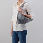 Grey Paulette Shoulder Bag Hobo 