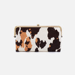 Cow Print Black And Brown Lauren Clutch-Wallet Hobo 