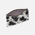 Cow Print Black And White Take Large Travel Pouch Hobo 