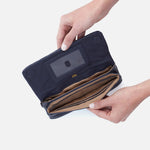 Navy Advent Continental Wallet Hobo 