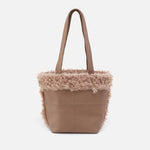 Taupe Gaby Small + Shearling Tote Hobo 
