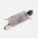Cheetah Print Spark GO Double Eyeglass Case Hobo 