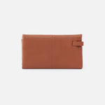 Cashew Keen Continental Wallet Hobo  Velvet Pebbled Leather 