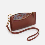 Toffee Tour GO Lanyard Pouch Hobo  Velvet Pebbled Leather 