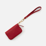 Scarlet Grip GO Wristlet Strap Hobo  Velvet Pebbled Leather 