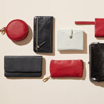 Black Paca Continental Wallet Hobo  Velvet Pebbled Leather 