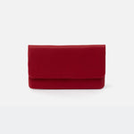Scarlet Paca Continental Wallet Hobo  Velvet Pebbled Leather 