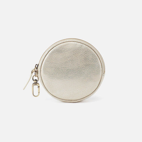 Pearled Silver Hobo GO Clip Pouch