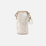 Pearled Silver Rae GO Lipstick Pouch Hobo 