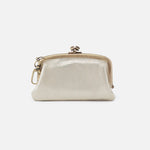 Pearled Silver Cheer GO Frame Pouch Hobo 