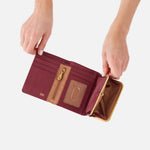 Sangria Robin Compact Wallet Hobo 