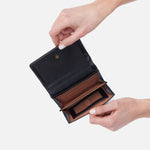 Black Lumen Medium Bifold Wallet Hobo 