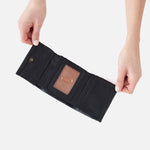 Black Keen Mini Trifold Wallet Hobo 