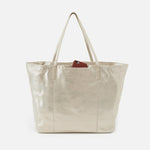 Pearled Silver Kingston Large Tote Hobo 