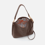 Acorn Pier Shoulder Bag Hobo  Velvet Pebbled Leather 