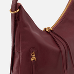 Port Merrin Convertible Backpack Hobo  Velvet Pebbled Leather 