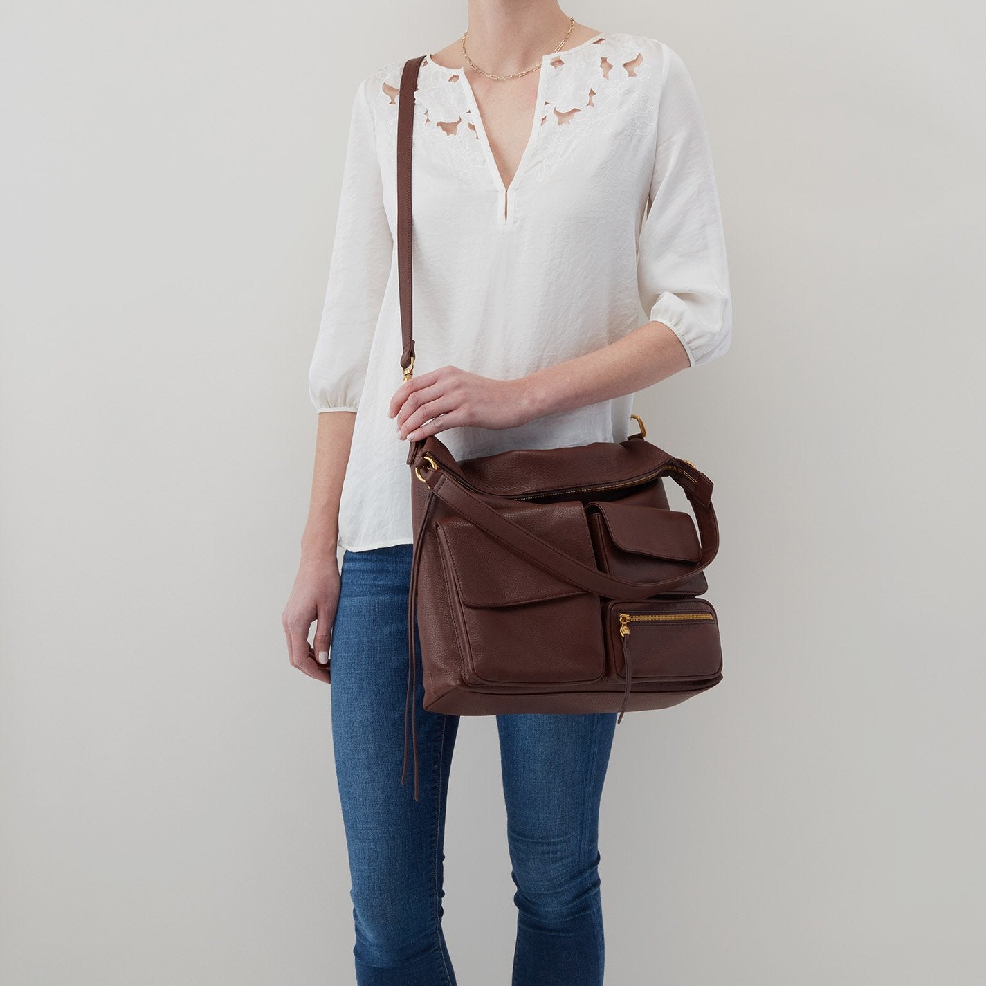 Details about   NWT $299 Designer SPORTSCRAFT Selina Genuine LEATHER Hobo Shoulder Bag Raspberry 