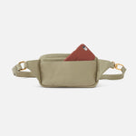 Cactus Shaker Belt Bag Hobo  Velvet Pebbled Leather 