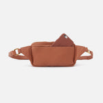 Cashew Shaker Belt Bag Hobo  Velvet Pebbled Leather 