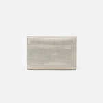 Pearled Silver Jill Trifold Wallet Hobo 