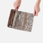 Cheetah Print Rachel Continental Wallet Hobo 