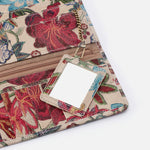 Floral Stitch Print Rachel Continental Wallet Hobo 