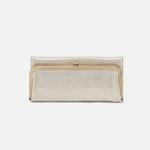 Pearled Silver Rachel Continental Wallet Hobo 