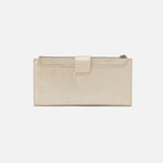 Pearled Silver Dunn Continental Wallet Hobo 