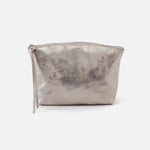 Distressed Platinum Collect Large Travel Pouch Hobo 