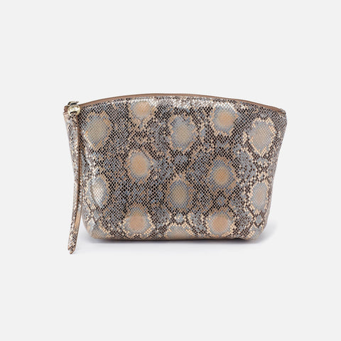 Metal Snake Hobo Large Travel Pouch