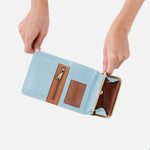 Blue Mist Robin Compact Wallet Hobo 