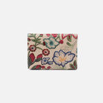 Floral Stitch Print Robin Compact Wallet Hobo 