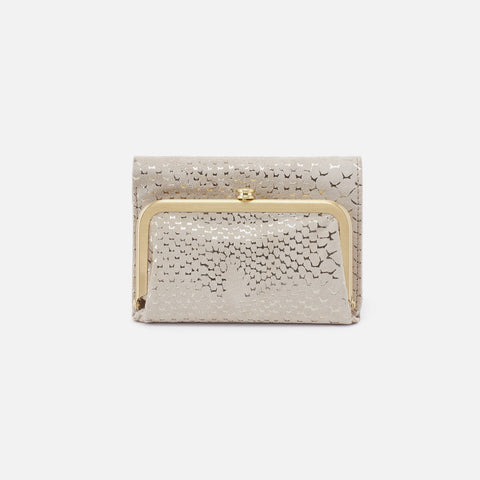 Gold Filigree Exotic Hobo Compact Wallet