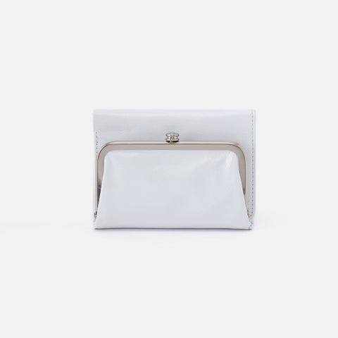 Optic White Hobo Compact Wallet