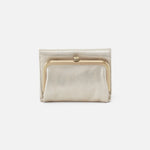 Pearled Silver Robin Compact Wallet Hobo 