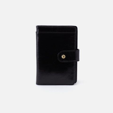 Black Hobo Compact Wallet