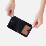 Black Max Mini Bifold Wallet Hobo 