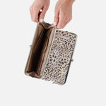 Cheetah Print Lauren Clutch-Wallet Hobo 