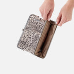 Cheetah Print Lauren Clutch-Wallet Hobo 