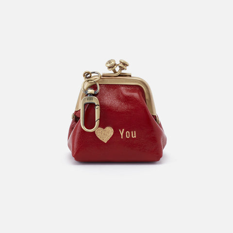 Embossed Cardinal Hobo GO Frame Pouch