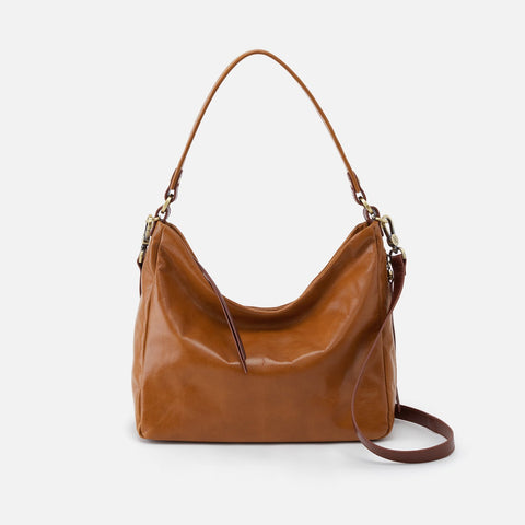 Truffle w/ Brown Hobo Shoulder Bag