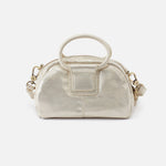 Pearled Silver Sheila Small Satchel Hobo 